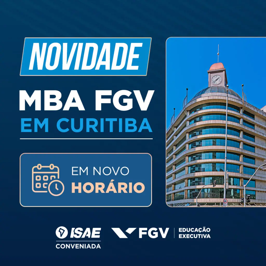 MBA FGV Novo Horário
